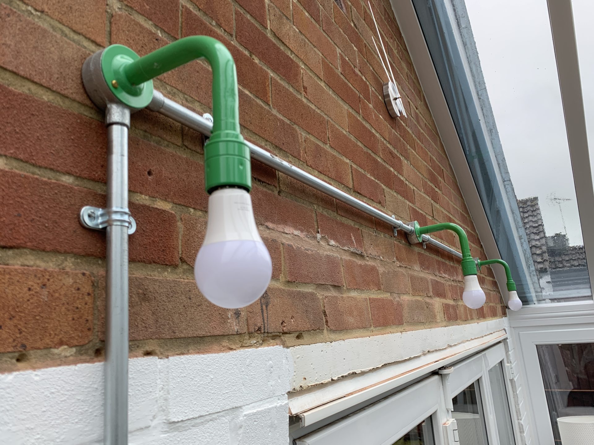 Industrial Conduit in a Conservatory Gravel Hill Lighting